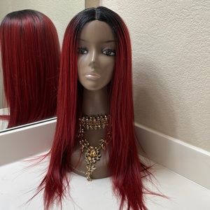 Long Red Wig